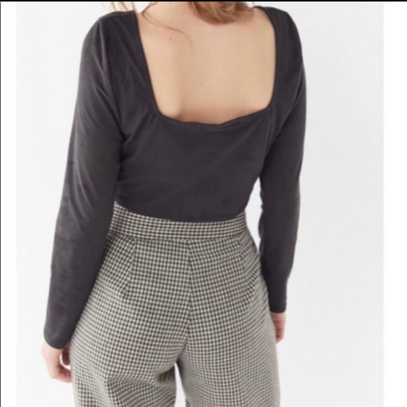 Urban Outfitters Sadie Suede Crop Top Size L - Picture 3 of 6